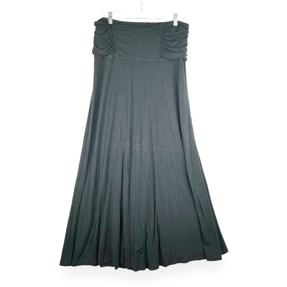 Ruby Ribbon Black Strapless Maxi Dress Plus Size 2XL Womens Slimming Sundress - Picture 11 of 11